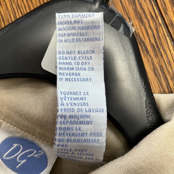 Vintage Dg2 / Diane Gilman Distressed, Light Brown, Denim Jean Jacket, SZ1X NWT - Picture 11 of 11